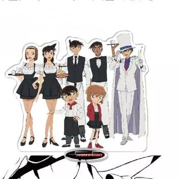 Аниме Детектив Конан, акриловая подставка, модель, тарелка Edokawa Konan Haibara Ai Akai Shuuichi, стоящая вывеска, реквизит для косплея 1