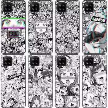Аниме девушка мультфильм Япония милое лицо чехол для Samsung Galaxy A12 A02S A22 A32 A52 A72 A71 A51 A41 A31 A21 A11 A50 A70 A10S A20S Samsung A41