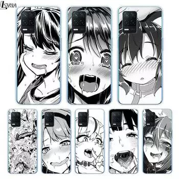 Аниме Девушка Япония лица для Realme 8 8i V3 V5 GT Neo Flash Edition Explorer Master Neo2 Narzo 30 50i 50A C21Y чехол для телефона Realme V3