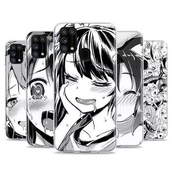 Аниме девушки Япония лица для Samsung Galaxy Note 20 10 9 8 Plus Ultra Lite M21 M31 M31S M10S M20 M21 M32 M12 чехол для телефона Note 20 5G