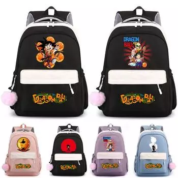 Аниме Dragon Ball Kawaii рюкзак для ноутбука легкая повседневная сумка для подростков мальчиков девочек обратно в школу женщин мужчин сумка для отдыха дорожная сумка рюкзак