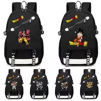 Аниме Dragon Ball мультфильм рюкзак водостойкий студенческий рюкзак для мальчиков и девочек детский подростковый школьный рюкзак Гоку школьная сумка Mochilas