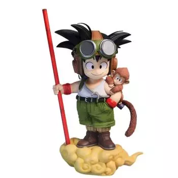 Аниме Dragon Ball Son Goku фигурка с обезьянкой Kid Goku фигурка 16 см ПВХ статуя Коллекция Модель игрушки подарки