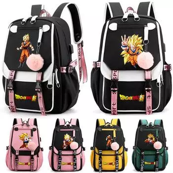 Аниме Dragon Ball сумка большой емкости рюкзак для женщин антивор дорожная сумка обратно в школу сумка для девочек-подростков сумка для ноутбука женская дорожная сумка Mochila