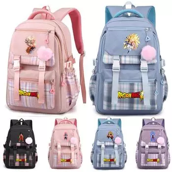 Аниме Dragon Ball Водонепроницаемый дышащий рюкзак с легкой сумкой для книг для детей Подарки для мужчин и женщин Повседневная дорожная сумка Сумка для отдыха Рюкзак Mochila