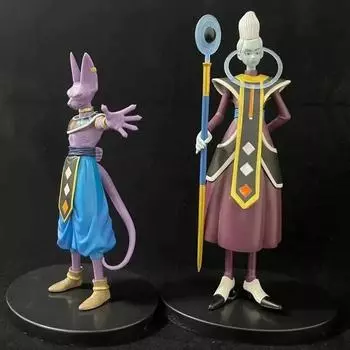 Аниме Dragon Ball Z Beerus Фигура Gods Of Destruction Dxf Whis Beerus 20 см Фигурка Статуя из ПВХ Модель Коллекция Игрушка Gif