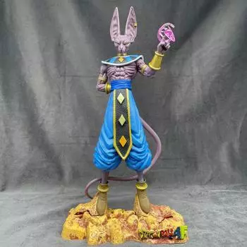 Аниме Dragon Ball Z Beerus Фигура Gods Of Destruction Dxf Whis Beerus 20 см Фигурка Статуя из ПВХ Модель Коллекция Игрушка Gif