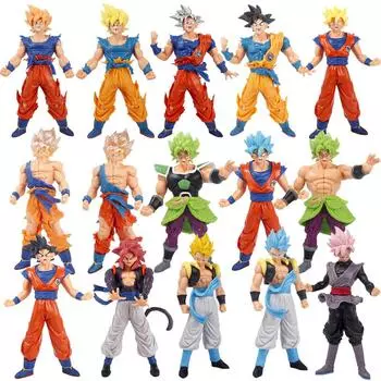 Аниме Dragon Ball Z Super Saiyan Son Goku Vegeta Аниме Фигурка Модель Подарки Коллекционные фигурки для детей 18 см