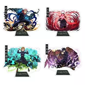 Аниме дзюдзюцу кайсен фигурка акриловая подставка модель игрушки Юджи Итадори Годзё Сатору фигурки украшения косплей фанаты аниме 1-about 15cm