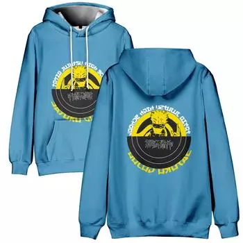 Аниме дзюдзюцу кайсен мужчины женщины толстовки осень повседневный пуловер толстовки с капюшоном мода хип-хоп толстовка одежда XS