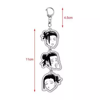 Аниме Дзюдзюцу Кайсен Сатору Годзё Гэто Сугуру Акриловая Фигурка Брелок Цепь Рюкзак Подвеска Сумка Мультфильм Подарки Аксессуары