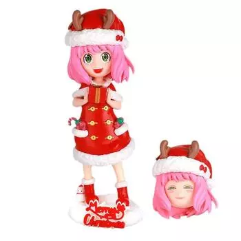 Аниме FAMILY AnyaFigure, рождественская кукла для девочек, новогодний подарок, украшение, подвижная модель из ПВХ without box