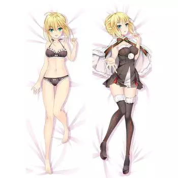 Аниме Fate Grand Order Saber Dakimakura наволочка наволочка обнимающая наволочка для тела отаку наволочка украшение дома 120x40cm Pillowcase