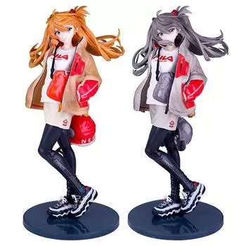 Аниме Фигурка Аска Лэнгли Шикинами Радио Part.2 Модель ПВХ игрушки