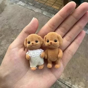 Аниме Фигурка Модель Пудель Детские Игрушки С Сумкой Фестиваль Кукла Коллекционные Настольные Игрушки Праздничный Подарок