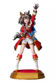 Аниме-фигурка Musume Pretty Derby Season масштабная Kitasan черная новая спортивная форма № 280 мм ПВХ окрашенная готовая фигурка Uma 3 1/7 (Юган Шимахана) вер.