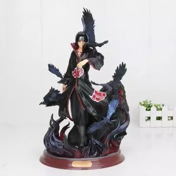 Аниме Фигурка Наруто Шиппуден Учиха Итачи GK Учиха Итачи с вороной Коллекционная модель