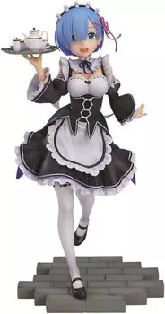 Аниме-фигурка ReZERO -Starting Life in Another World -Rem- 1/7 Милая кукла Модель Коллекция Статуэтка Украшение Персонаж комиксов 8,8 дюйма/22,5 см