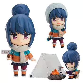 Аниме-фигурка Rin Shima Yuru Camp от Max Factory Laid-Back Camp Rin Shima 981, фигурка, версия DX, кукла, игрушка without original box