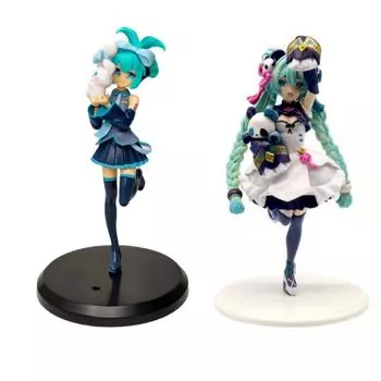 Аниме-фигурка в национальном стиле, модель панды, игрушка, подарочная коллекция, фигурка, кукла из ПВХ