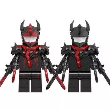 Аниме фигурку строительные блоки бензопила Рождественский подарок игрушки для детей WM2565 WM2565A