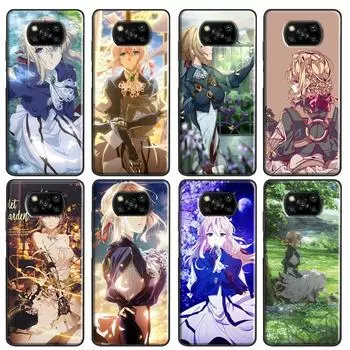 Аниме фиолетовый Evergarden для POCO X3 GT F1 F2 F3 M3 M4 X3 Pro чехол для телефона Xiaomi Mi 11T Pro 10T 11 Lite Coque Mi 9