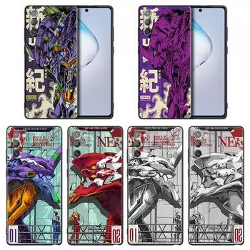 Чехол аниме для Samsung Galaxy Note 9 10 Lite 20 Ultra для Samsung M52 5G M22 M32 M12 F62 Neon Genesis Evangelion, мягкий чехол из ЭВА Samsung Note 8