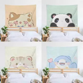 Аниме Фото Гобелен Офис Гостиная Украшения Дома Настенный Гобелен 100x75cm