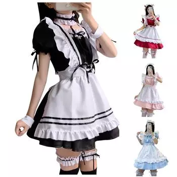 Аниме Французский костюм Необычное платье Косплей Костюм Костюм Платье Праздничный макияж Юбка XXXXXL небесно-голубой