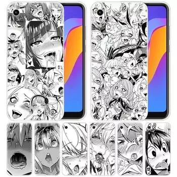 Аниме девушка мультфильм Япония милые лица силиконовый чехол для Huawei Honor 9X 8A 7A 20 Pro 7X 8X 7S 8S 8 9 10 Lite View 20 20i 10i Play Honor 7X