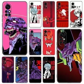 Чехол для телефона Anime Girl Mech для Huawei Honor 60 50 SE 30S Mate 30 20 10 Lite 40 Nova 9 8 Pro Y60 8i 7i 7SE 5T Premium Black Cover Huawei Nova 5T