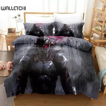 Аниме Goblin Slayer Постельное белье Комплект постельного белья для девочек Одеяло Пододеяльники Наборы для домашнего декора Одинарный Queen King Size Подарок Дети Kawaii Мультфильм 70x133cm 2pcs