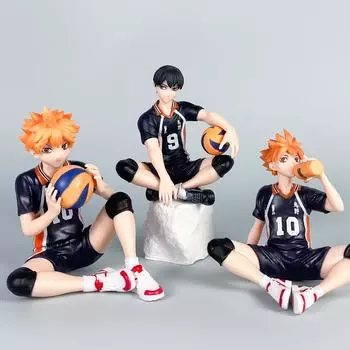Аниме Haikyuu Фигурка Игрушка Сёё Хината Модель Кодзуме Кенма Пробка для лапши Тобио Кагеяма Коллекция Кукла