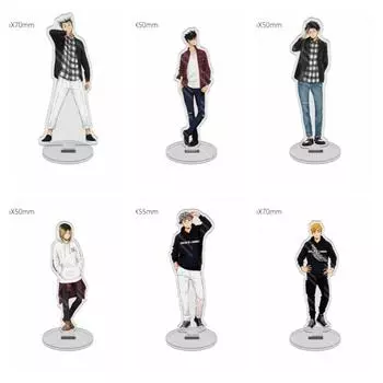 Аниме Хайкю!! Фигурки Хината Сёё, акриловые подставки, Тобио Кагеяма Ю Нишиноя, модель персонажа, тарелка, декор для стола, стоя A-15 cm