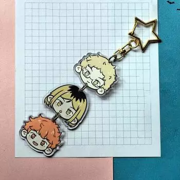 Аниме Хайкю Косплей Смешной Длинный Брелок Подвеска на Сумку Коллекция для Фаната Реквизит Рождественский Подарок