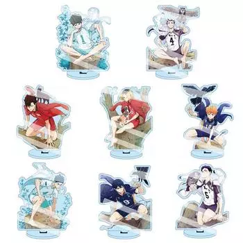 Аниме Хайкю!! Мультяшный персонаж, прозрачная акриловая подставка, кукла, модель игрушки, украшение для рабочего стола, подарок H01
