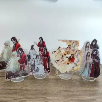 Аниме Heaven Official s Blessing, акриловая фигурка-подставка, фигурка Tian Guan Ci Fu Xie Lian Hua Cheng, украшение для рабочего стола, модель пластины 12cm Style A