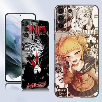 Аниме Химико Тога черный силиконовый чехол для телефона Samsung Galaxy S23 S21 S20 FE S24 S22 Ultra S10E S10 S9 S8 Plus Samsung S24 Ultra