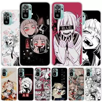 Anime Himiko Toga Waifu Cover Phone Case For Xiaomi Redmi Note 10 Pro Max 10S 9 9S 9T 8 8T 11T 11S 11 5G 11E 7 6 5 4X Coque Redmi Note 10S