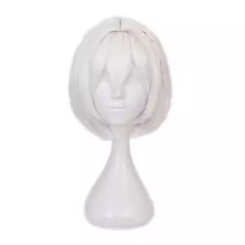 Аниме HMS Sirius парик Game Azur Lane женские короткие термостойкие синтетические волосы карнавальный вечерние карнавальный костюм парики One Size белый