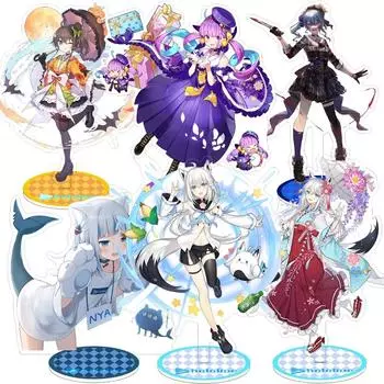 Аниме Hololive Vtuber аниме 15 см фигурки косплей акриловые подставки модель изысканные грили декор стола милый стоячий знак фанаты подарок 15 cm