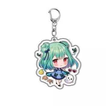 Anime Hololive Vtuber Figures Cosplay Acrylic Keychain Hoshimachi Suisei Gawr Gura Nanashi Mumei Keyring Fans Decoration Gifts