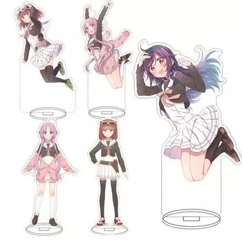 Аниме Hoshikuzu Телепат Стенд Акриловая Фигурка Конохоши Умика Акеучи Юу Раймон Мататаки Стоящая Модель Пластина Настольные Игрушки Подарок 1