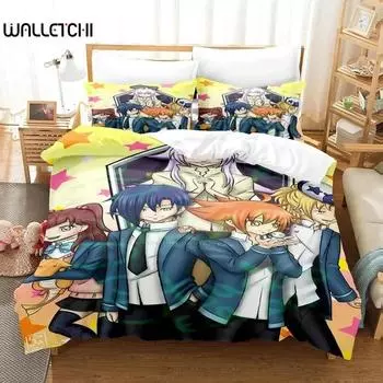 Anime How to Keep a Mummy Bedding Set Boys Girls Twin Queen Size Duvet Cover Pillowcase Bed Kids Adult Home Textile Customizable 70x133cm 2pcs