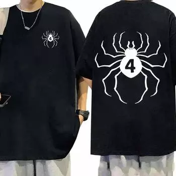 Аниме Hunter X Hunter Косплей Футболка Phantom Troupe Hisoka Chrollo Принт Футболка Мужская Женская Спортивная Беговая Футболки Уличная Одежда XS