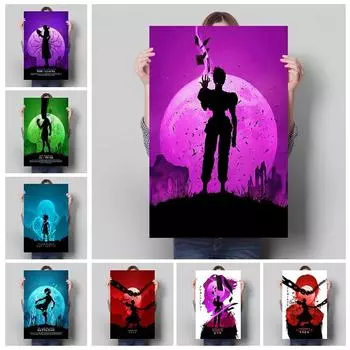 Аниме Hunter X Hunter плакат холст картина украшение для гостиной фреска и детская комната настенные художественные принты для современного домашнего декора без рамки 21*30cm