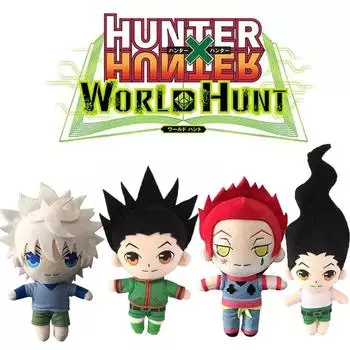 Аниме Hunter X Hunter плюшевая кукла игрушка Хисока Киллуа Золдик Гон милая мягкая набивная подушка детский подарок 25 см 20cm