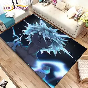 Аниме HunterHunter HxH Коврик с рисунком из мультфильма, Коврик для гостиной, спальни, дивана, коврик для украшения, детские игры, нескользящий напольный коврик 40x60cm(15x23in)