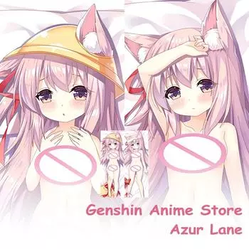 Аниме игра Azur Lane Dakimakura, обнимающая наволочка для тела, наволочка, домашнее постельное белье, Otaku Waifu, подарки A 40x120cm Peachskin