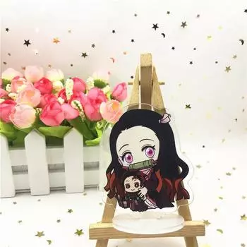 Аниме игры Demon Slayer персонаж мультфильма акриловый брелок металлический декоративный аксессуар подарок кулон модель